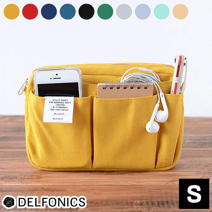 Delfonics Utility Pouch - Small Size / Yellow - , Delfonics Inner Carrying Bag S Size