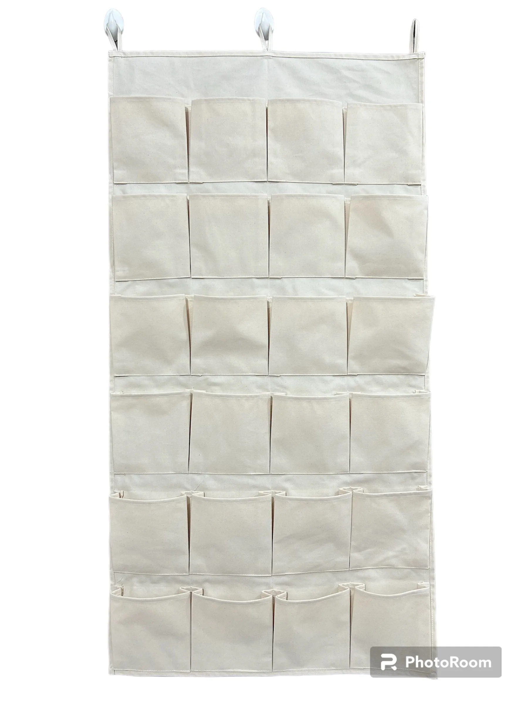 DIY Advent Calendar | Cotton Canvas Wall Hanging Storage With 24 Pockets | Canvas Hanging Storage Bag | Christmas Gift | Holiday Gift