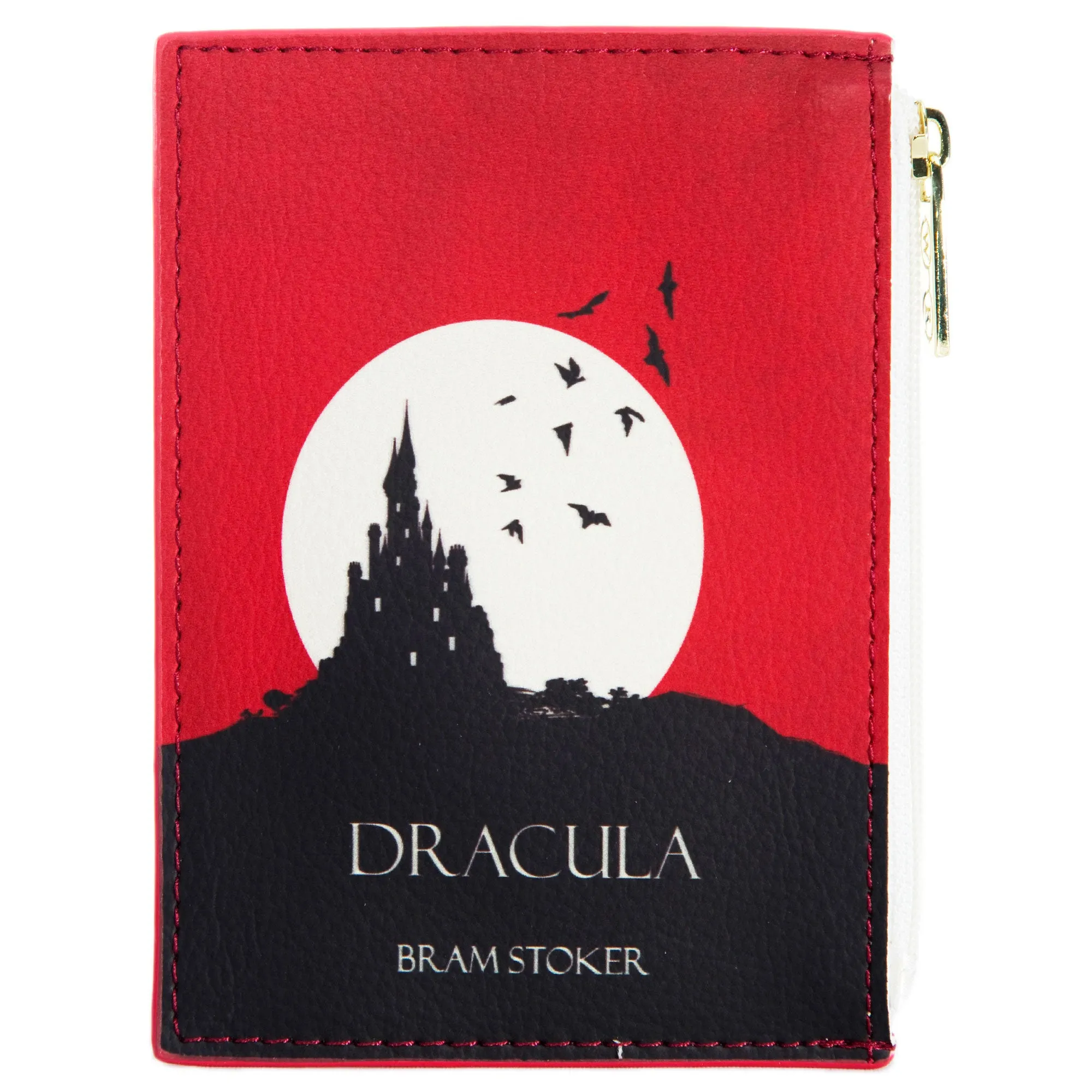 Dracula Moon Red Book Coin Purse Wallet