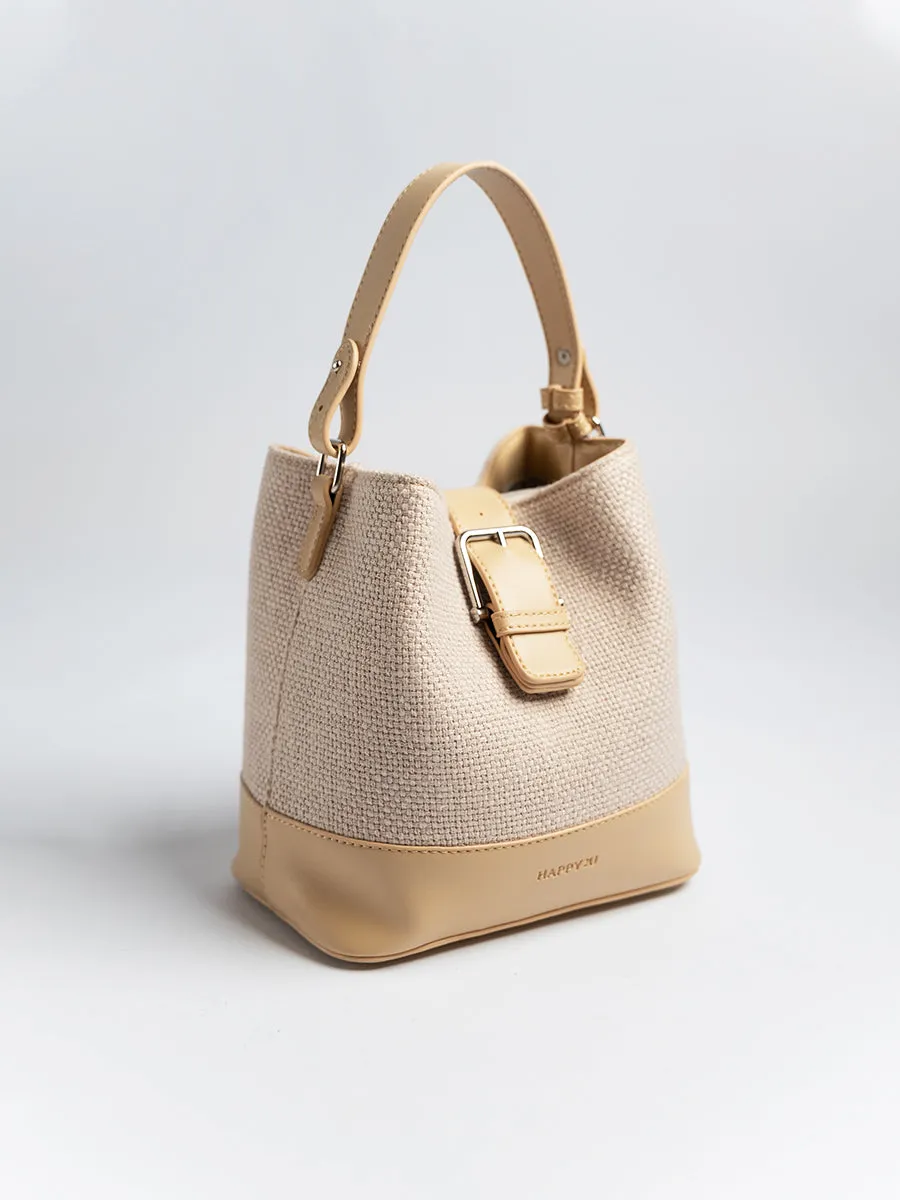 Eryca Raffia Bucket Bag