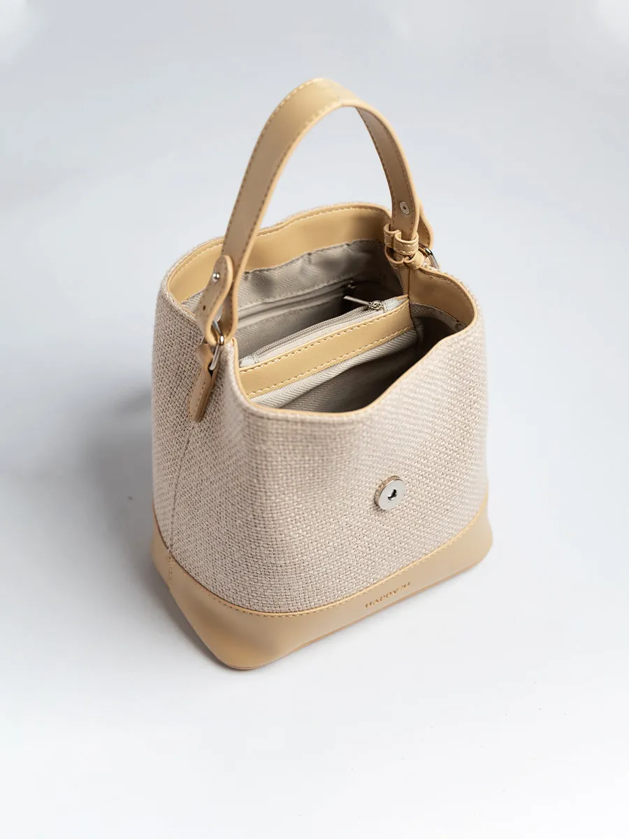 Eryca Raffia Bucket Bag