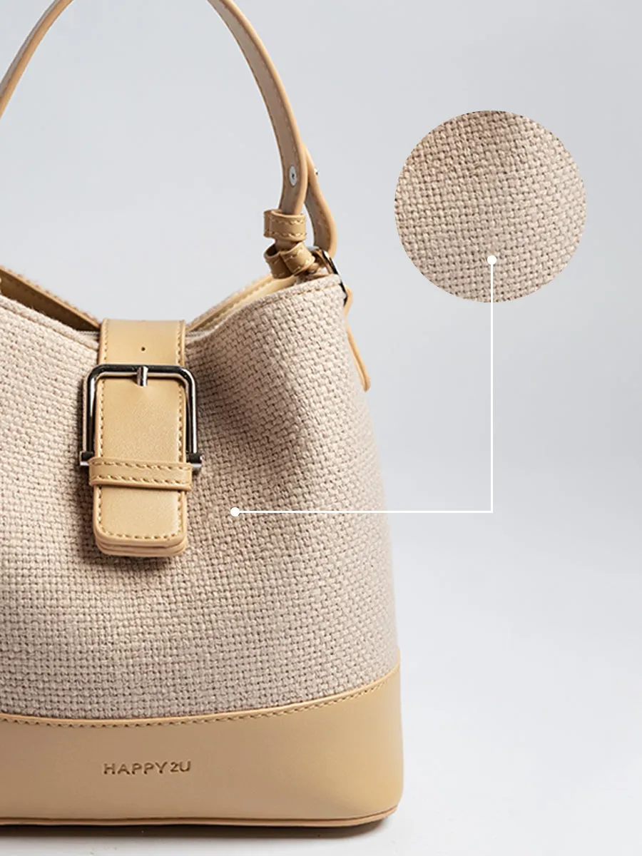 Eryca Raffia Bucket Bag