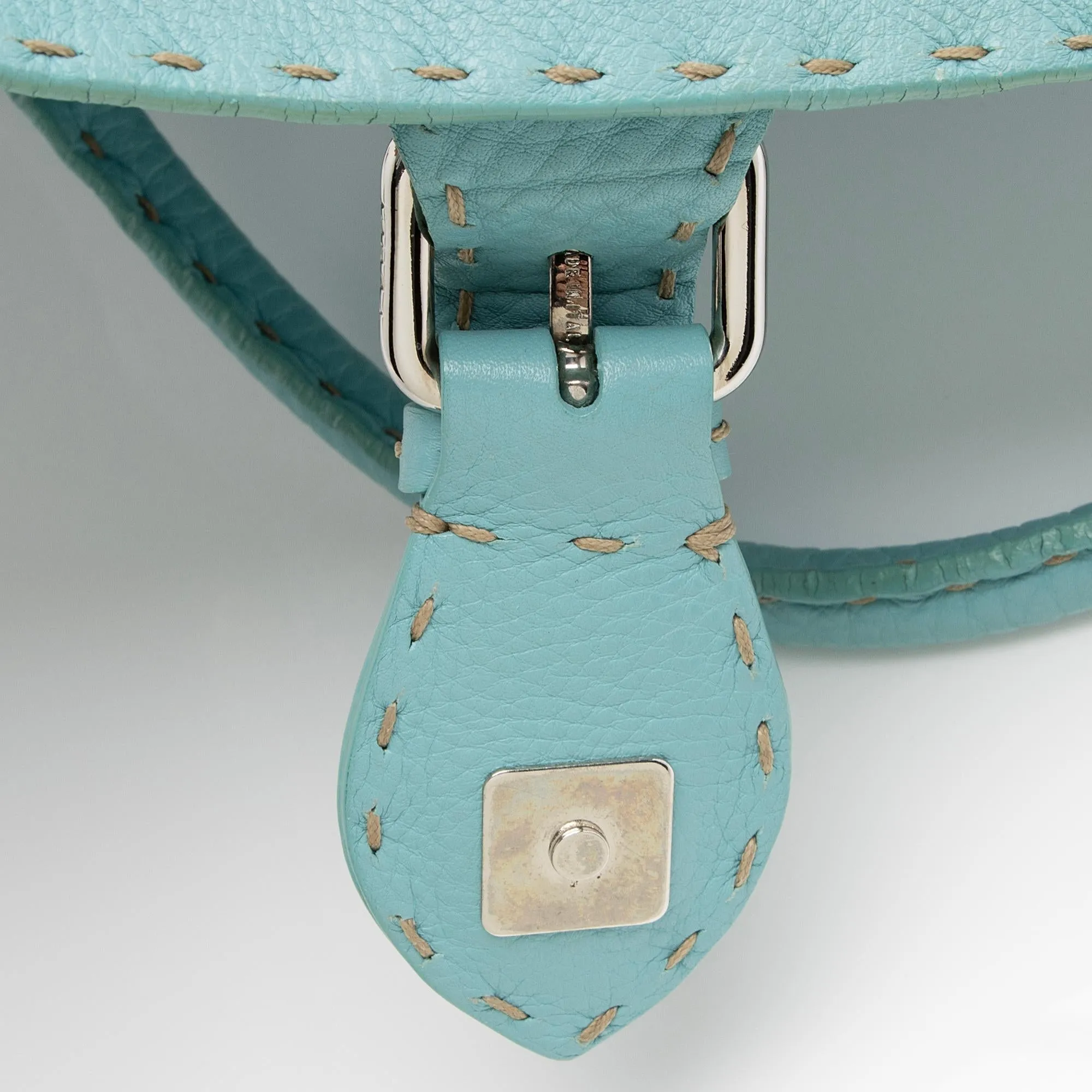 Fendi Selleria Leather Linda Large Satchel (SHF-1fEOnp)
