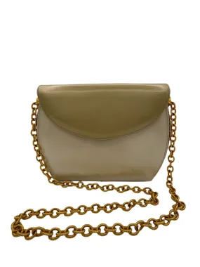 Ferragamo, Cream Leather Purse 1980s