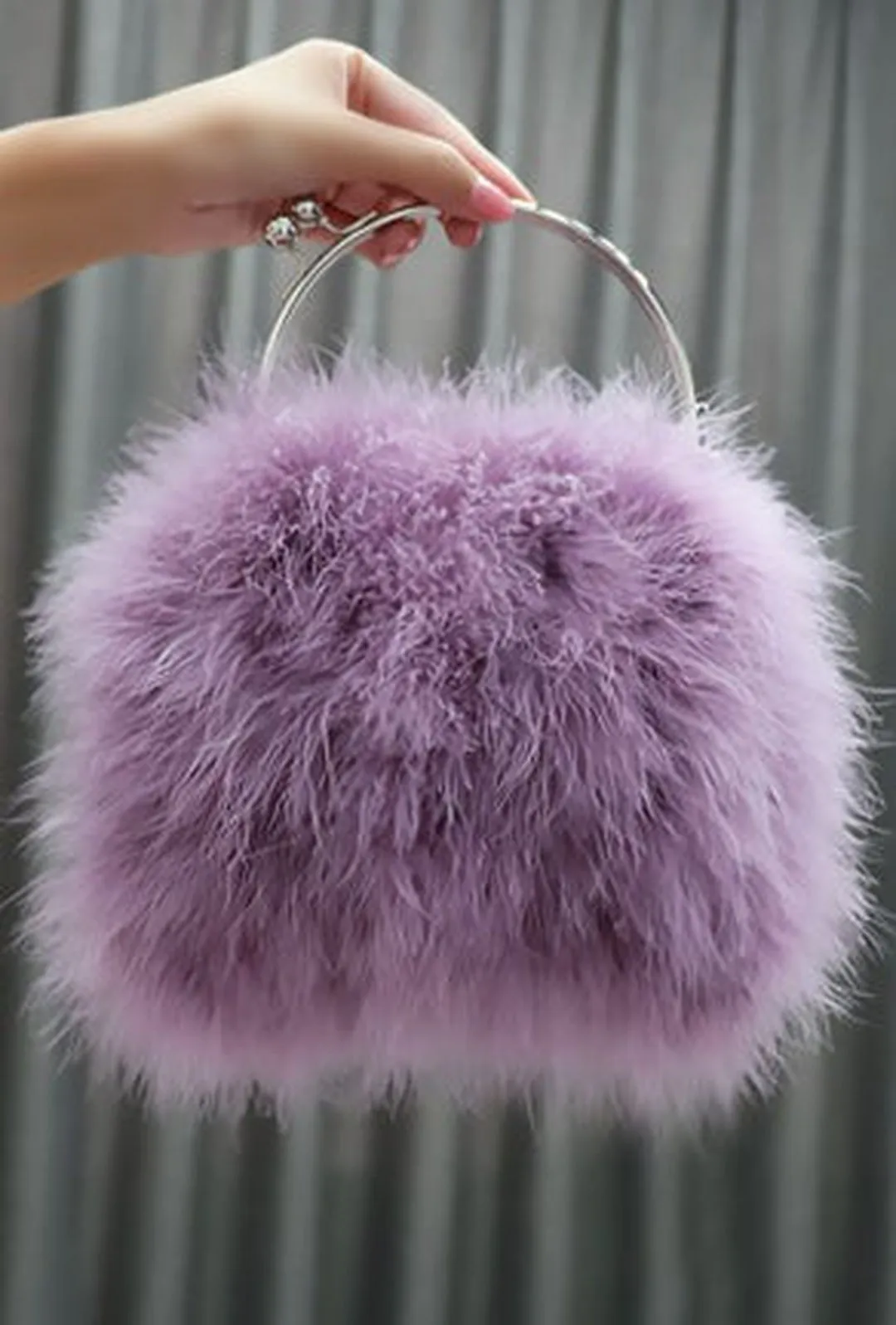 FIA - FUR CLUTCH BAG