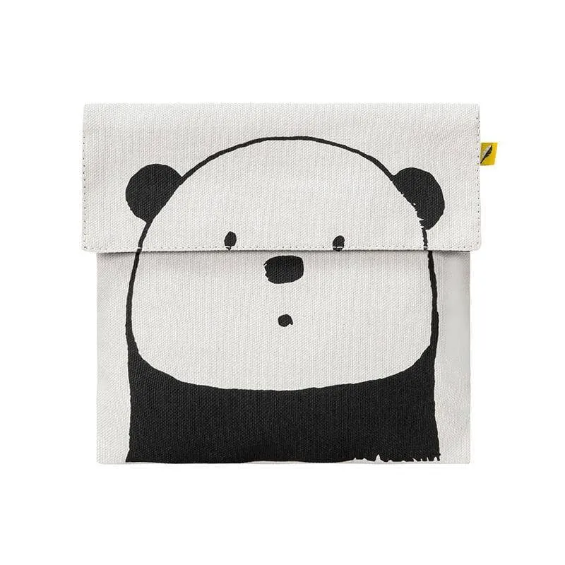 Flip Snack Sack - 'Snack' Panda Black