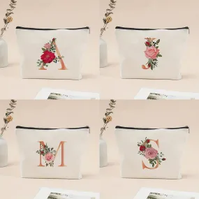 Floral Cosmetic Bag Perfect Travel Storage and Gift