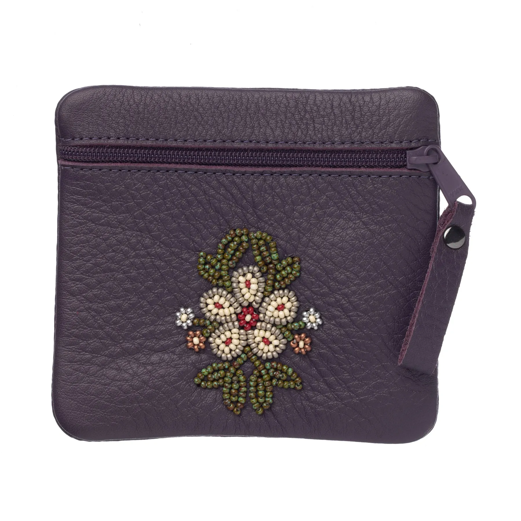 Floret Beaded Coin Purse