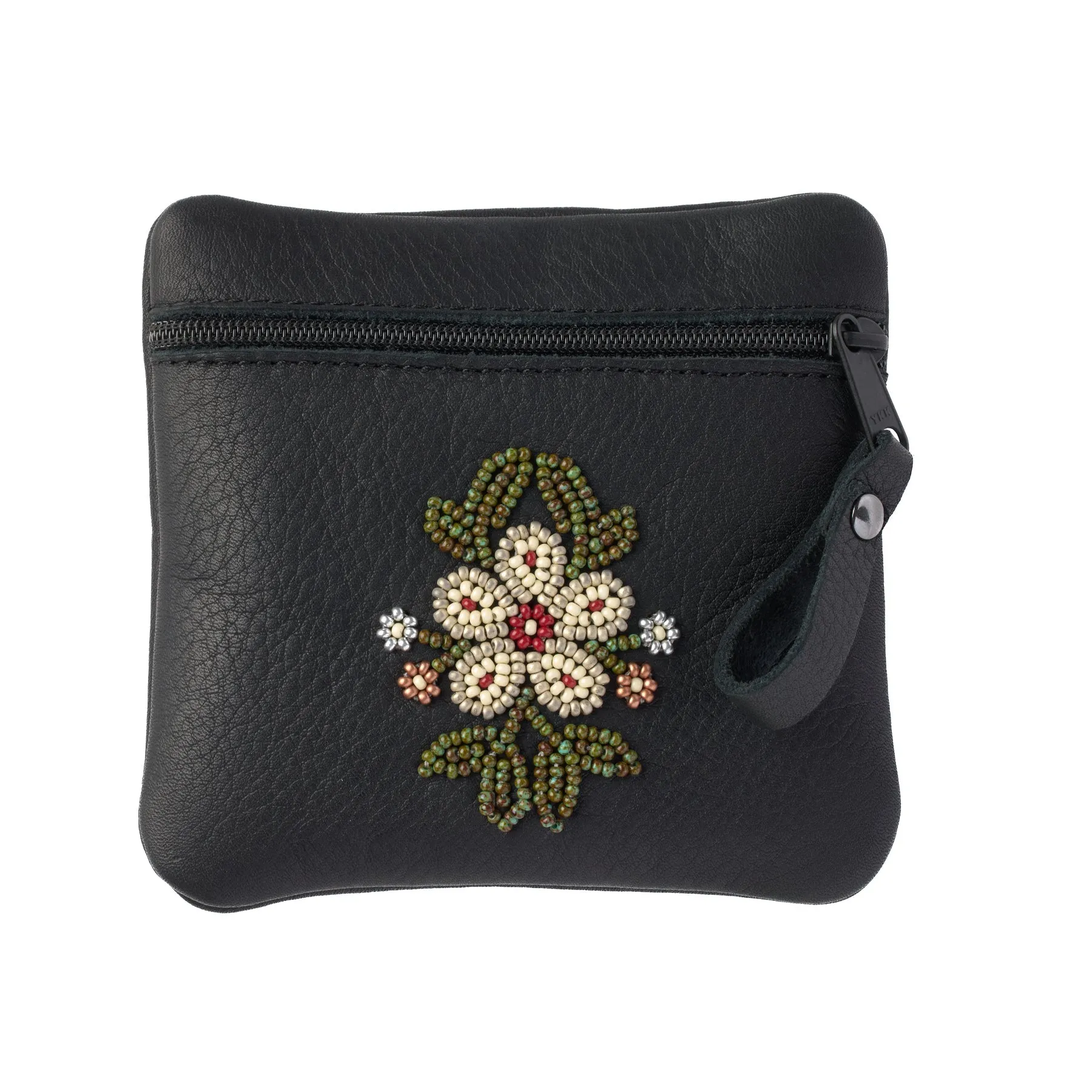 Floret Beaded Coin Purse