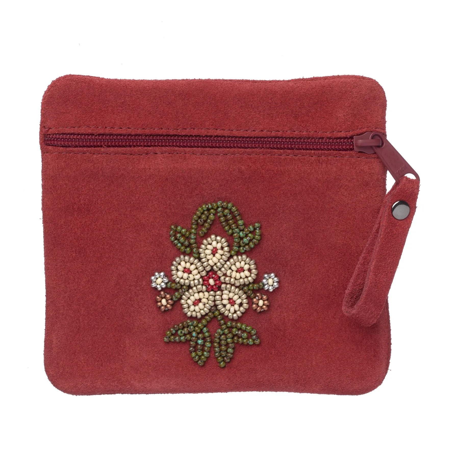 Floret Beaded Coin Purse