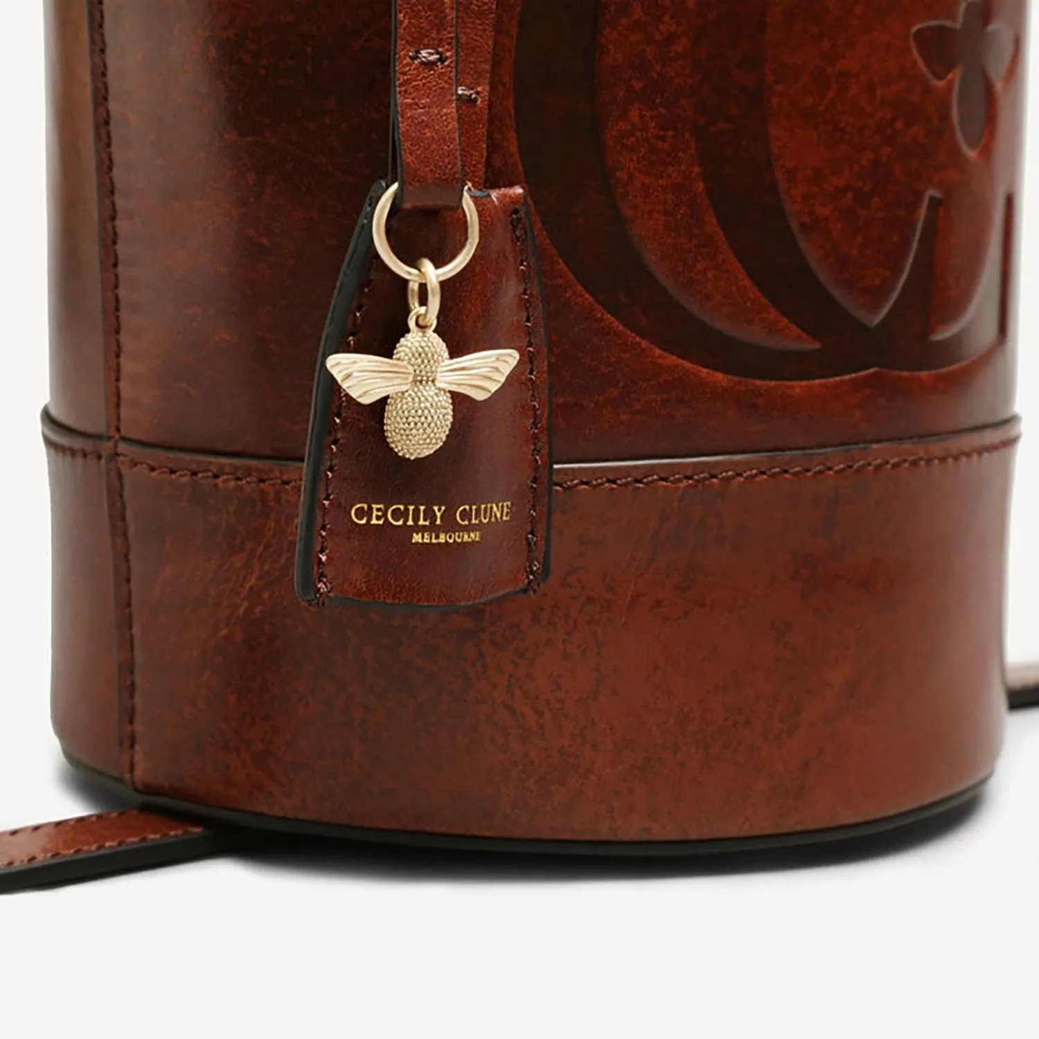 Forever Alice Bucket Bag - Cognac Hand Finished Luxury Leather