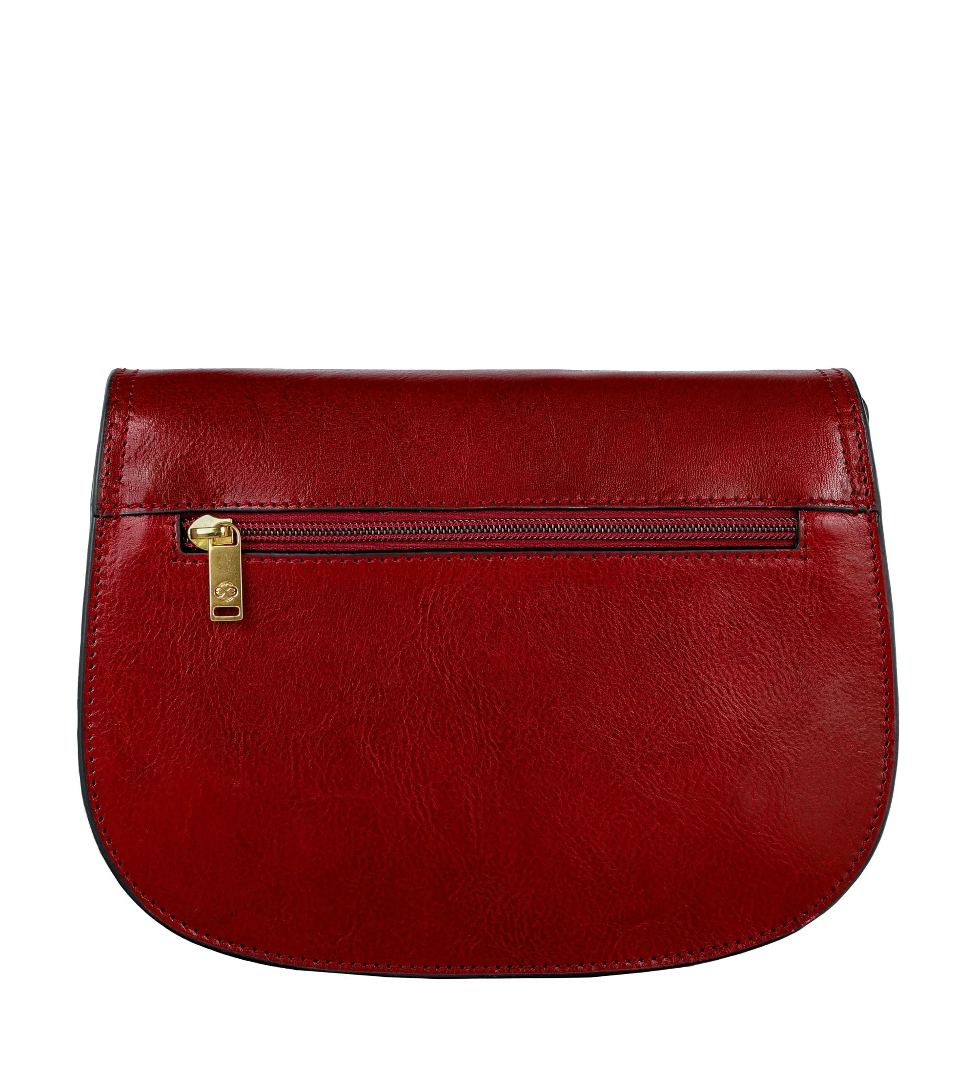 Full Grain Italian Leather - Ladies Leather Cross Body Bag - Moonfleet