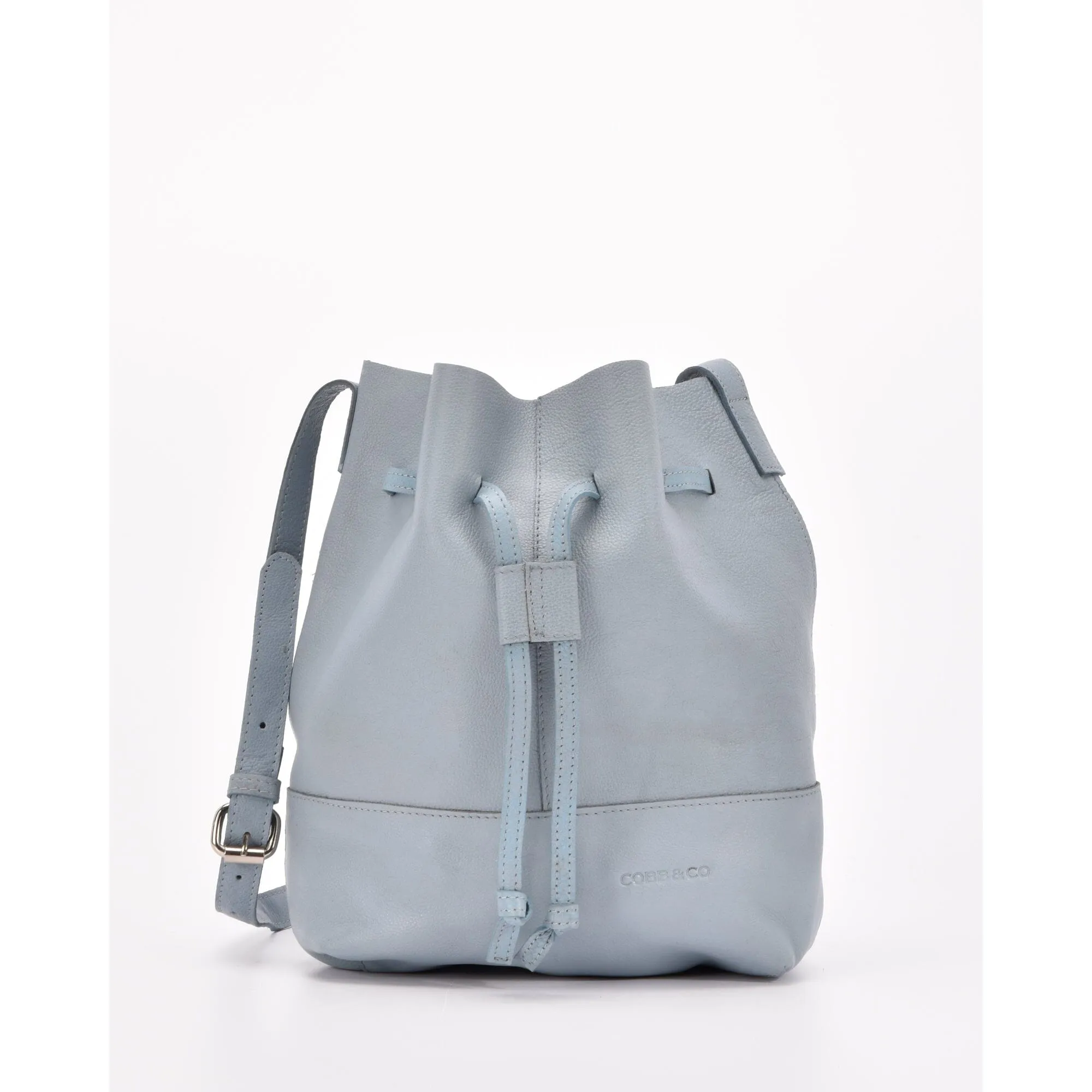 GABEE ESPERANCE LEATHER BUCKET CROSSBODY BAG