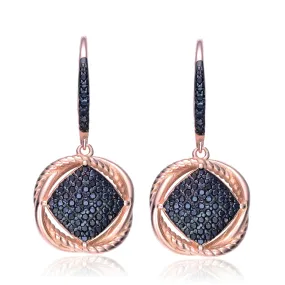 Gabrielle Maritime Black Dangling Earrings