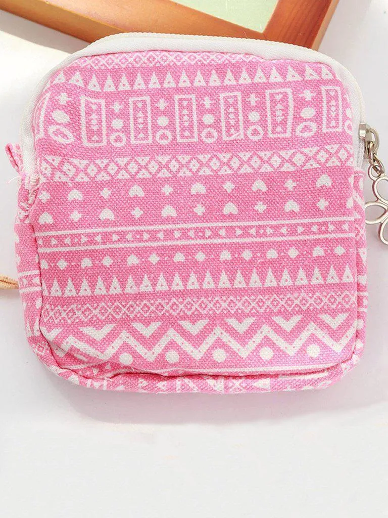 Geometric Pattern Storage Bag