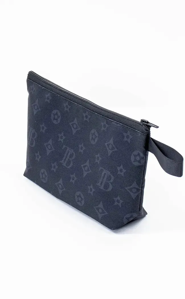 Gothic Monogram Pencil Case / Makeup Bag