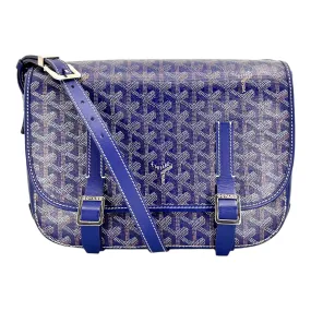 Goyard Belvedere MM Bag Navy Pre-Owned