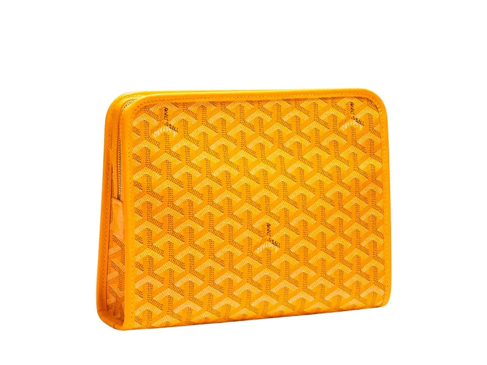 Goyard Jouvence Toiletry Bag MM Yellow