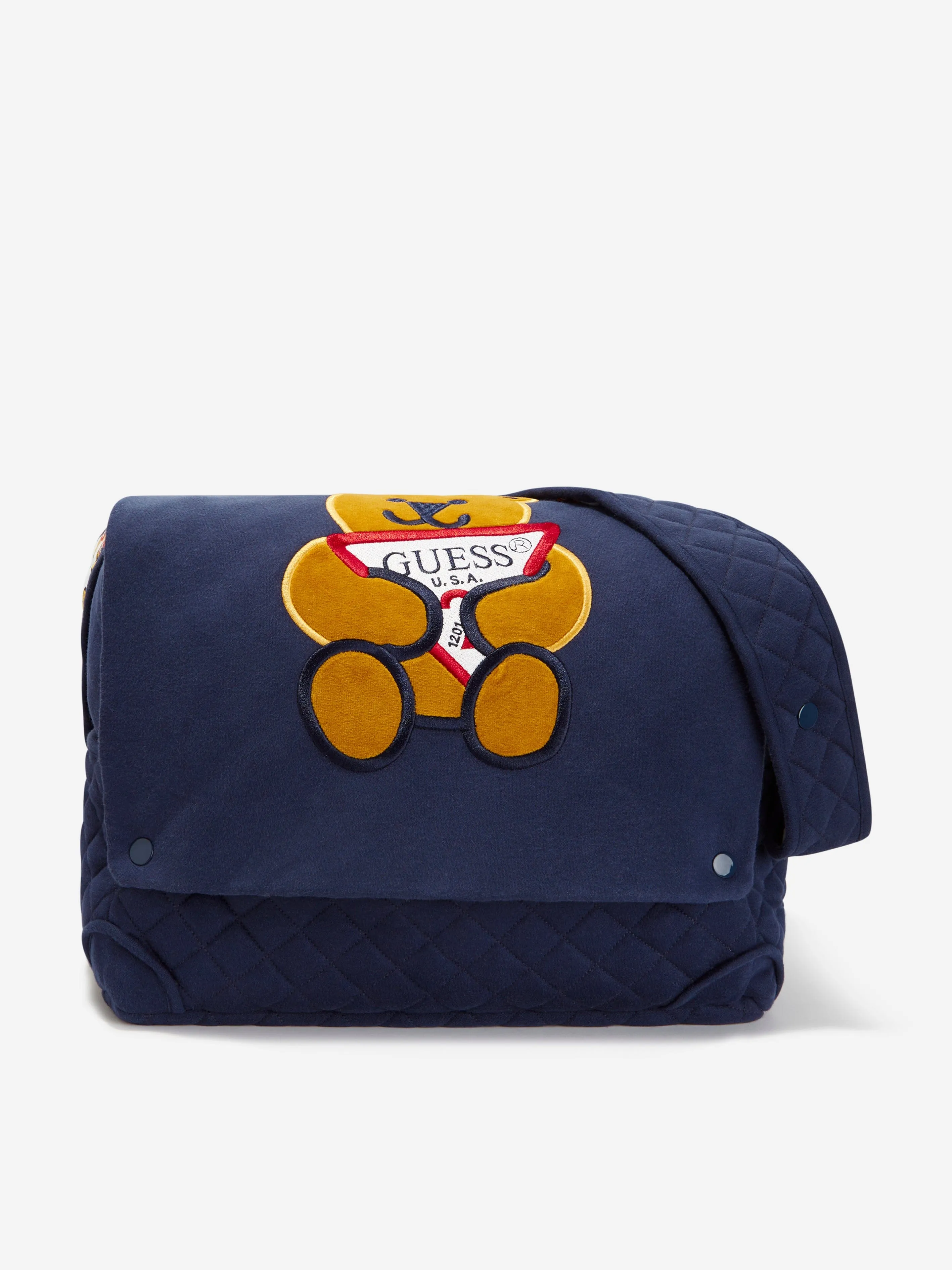 Guess Baby Bear Logo Changing Bag in Navy