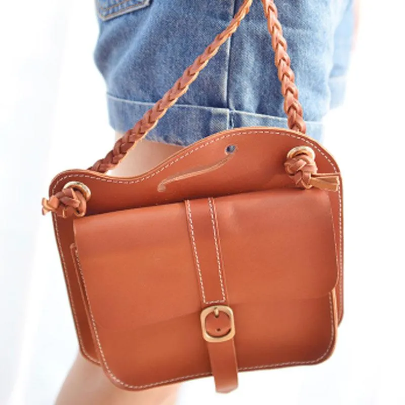 Handmade Leather Cute Camel Small Shoulder Bag Personalized Monogrammed Gift Custom Women Crossbody Bag Purse Shoulder Bag Purse