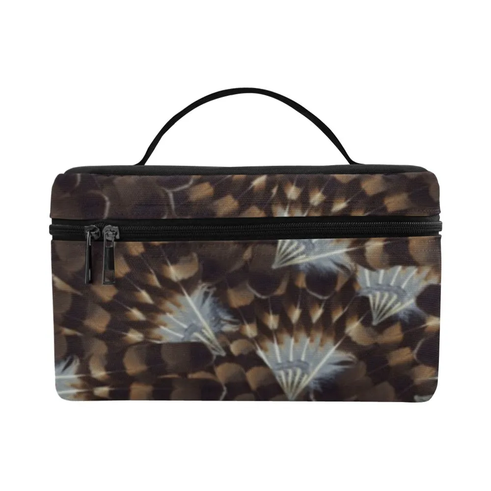 Hawk Feathers Cosmetic Bag/Large