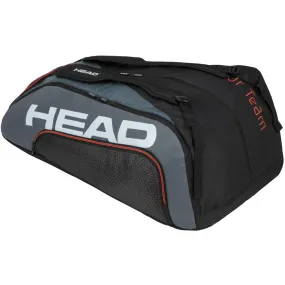 Head Tour Team 12R MonsterCombi Tennis Racket Bag 283130-Black/Grey