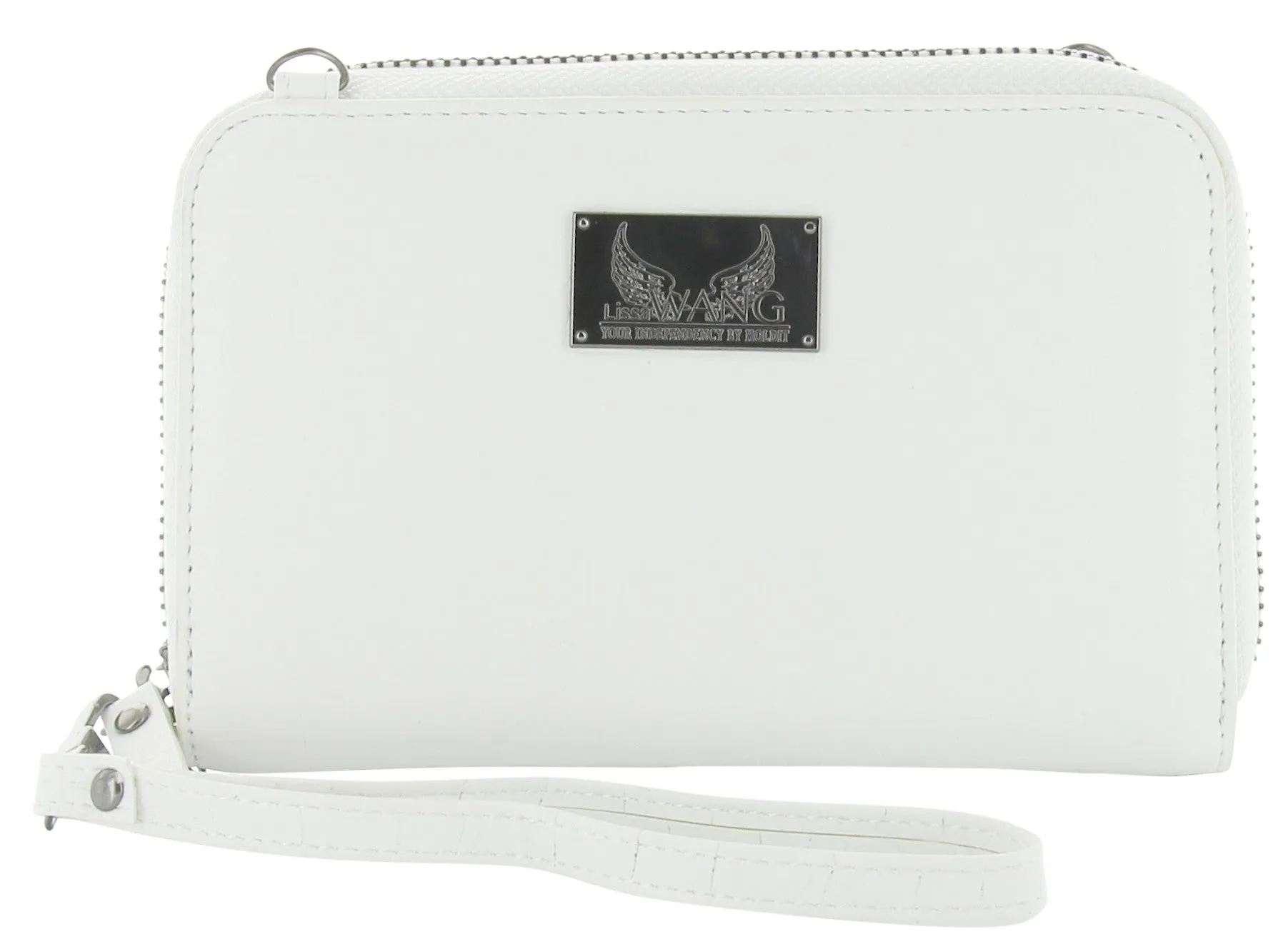 Holdit Lissa Wang Zipper Purse Croc Series Universal (2 Card Pockets)