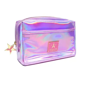 Holographic Pink Makeup Bag