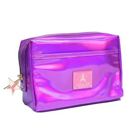 Holographic Purple Makeup Bag