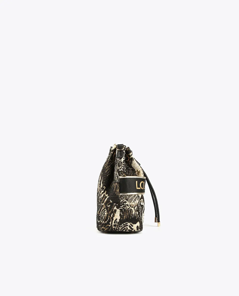 Jacquard crossbody bag