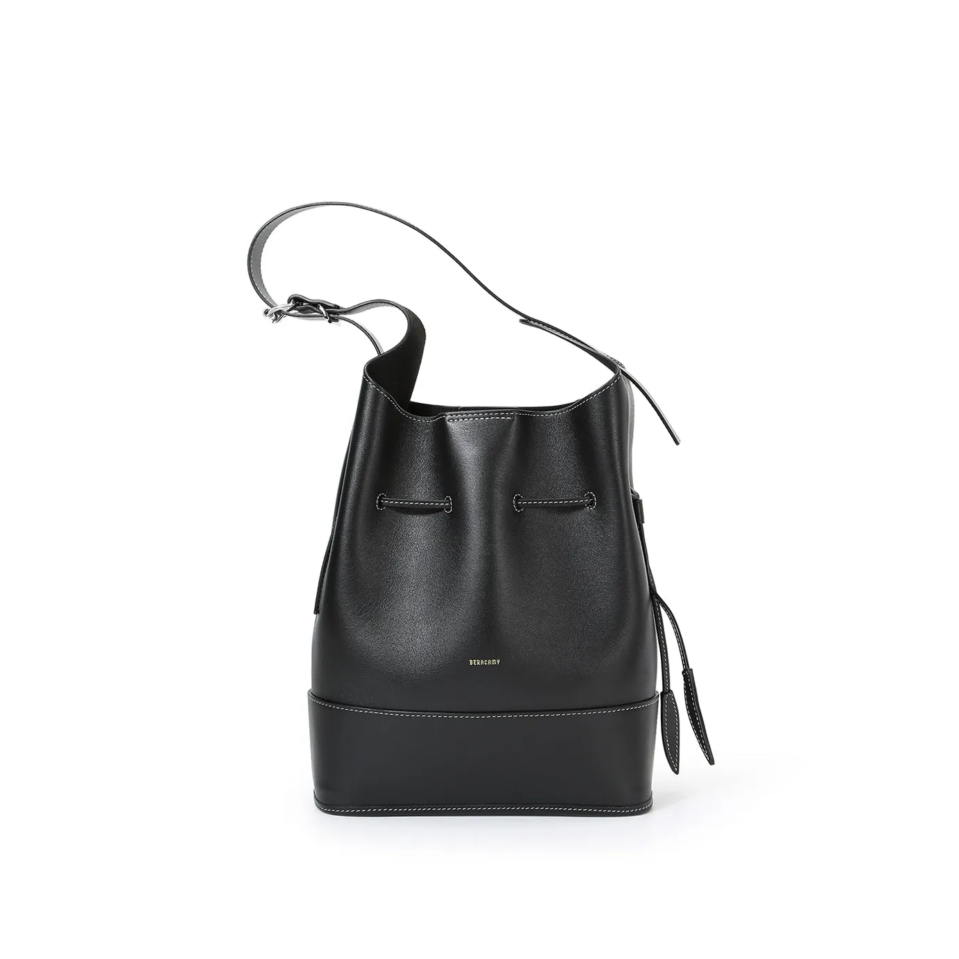 Jeremiah Flat Bucket Bag - Noir