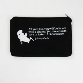 Johnny Cash Makeup Pouch