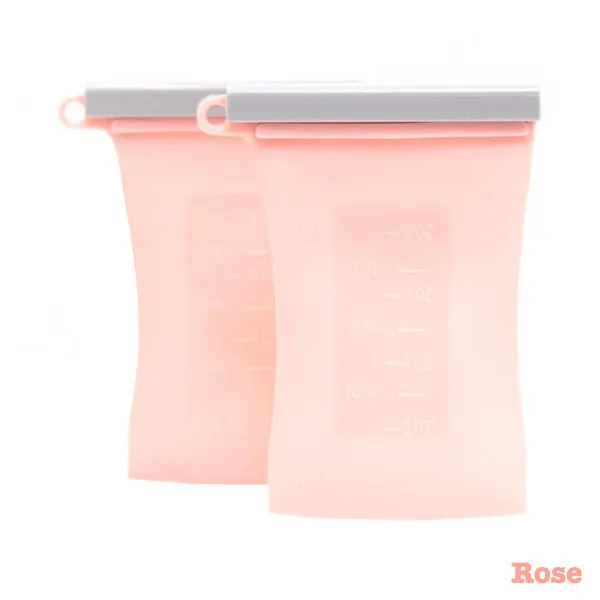 Junobie Reusable Silicone Breastmilk Storage Bags - 2pk