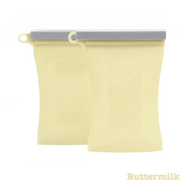 Junobie Reusable Silicone Breastmilk Storage Bags - 2pk