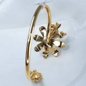 Kate Spade Dazzling Daisy Flex Cuff (Brand New) (16k Gold-Plating)