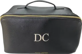 Katie Loxton Large Black Makeup And Wash Bag Initial “DC”