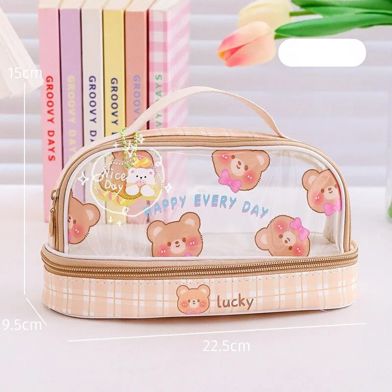 Kawaii Bunny Stationary & Make-up Bag