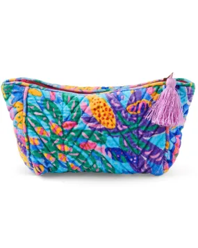 Kip&Co x Ken Done Reef Garden Velvet Toiletry Bag