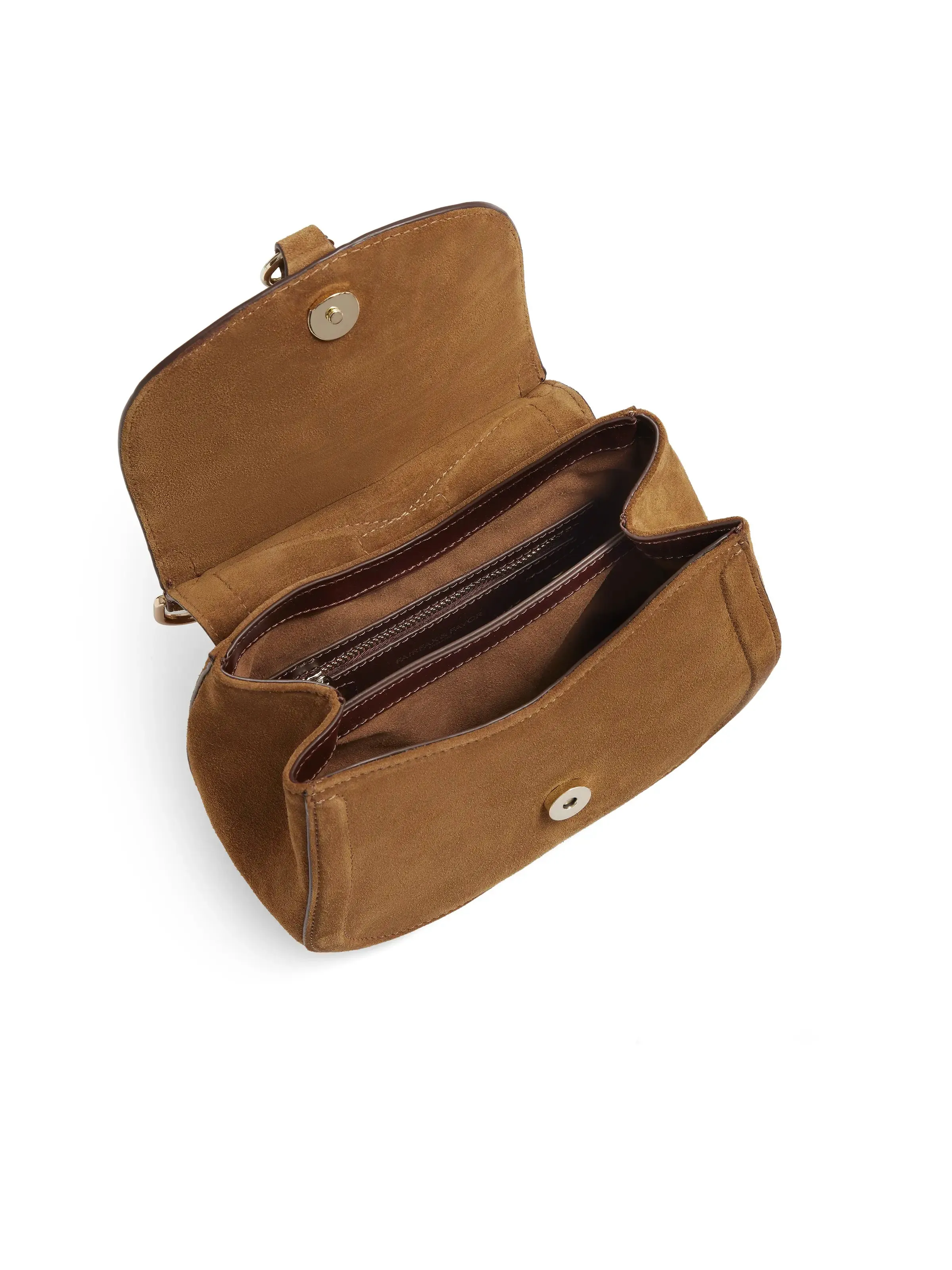 Langham Messenger Bag - Tan Suede