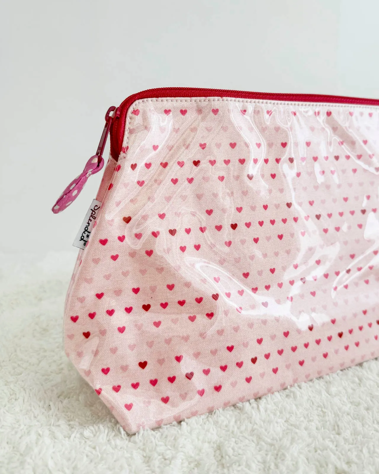 Large Tiny Hearts Makeup Bag