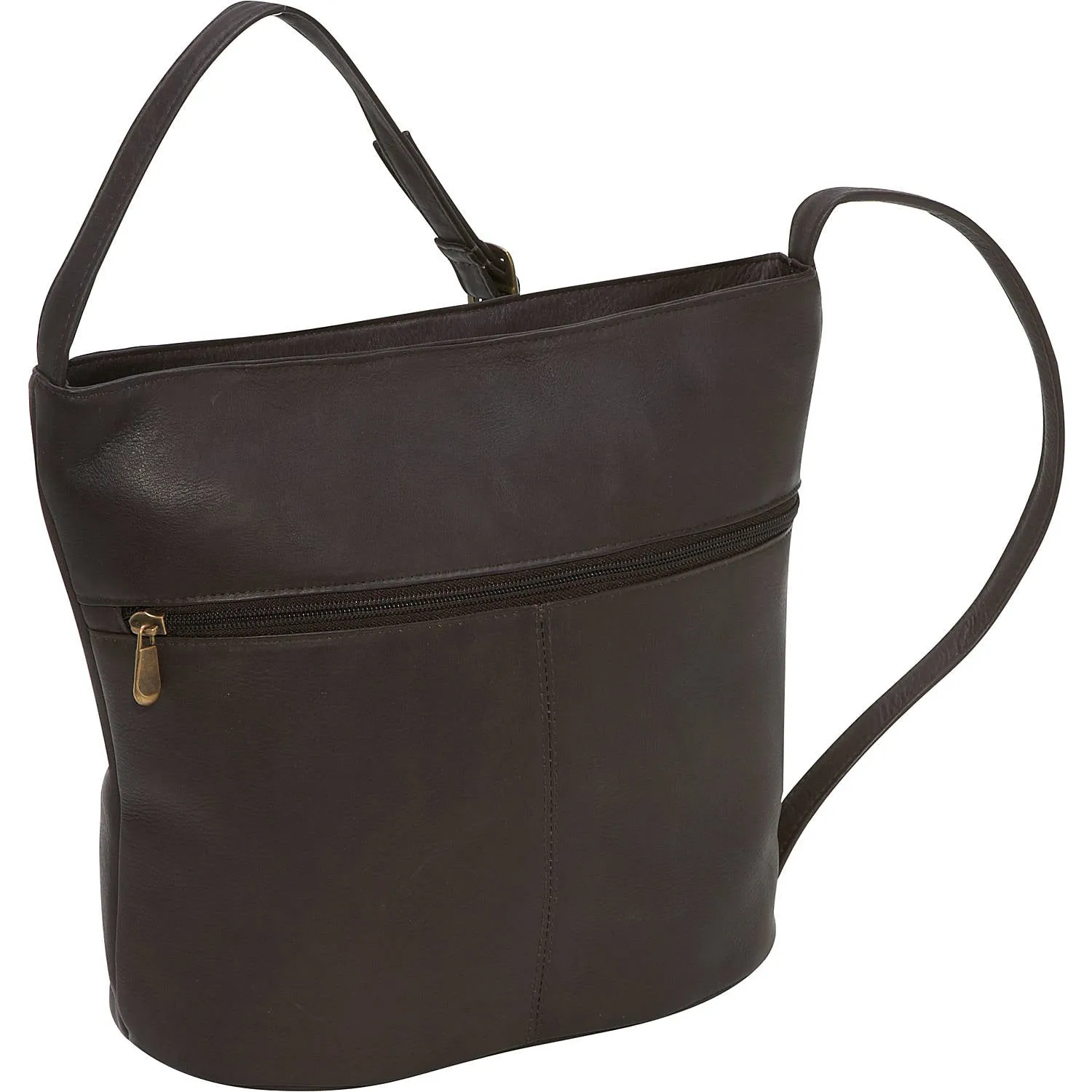 Le Donne Leather Bucket Shoulder Bag