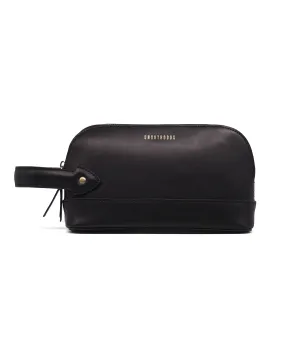 Leather Dopp Kit (Nero Lamma Belly)