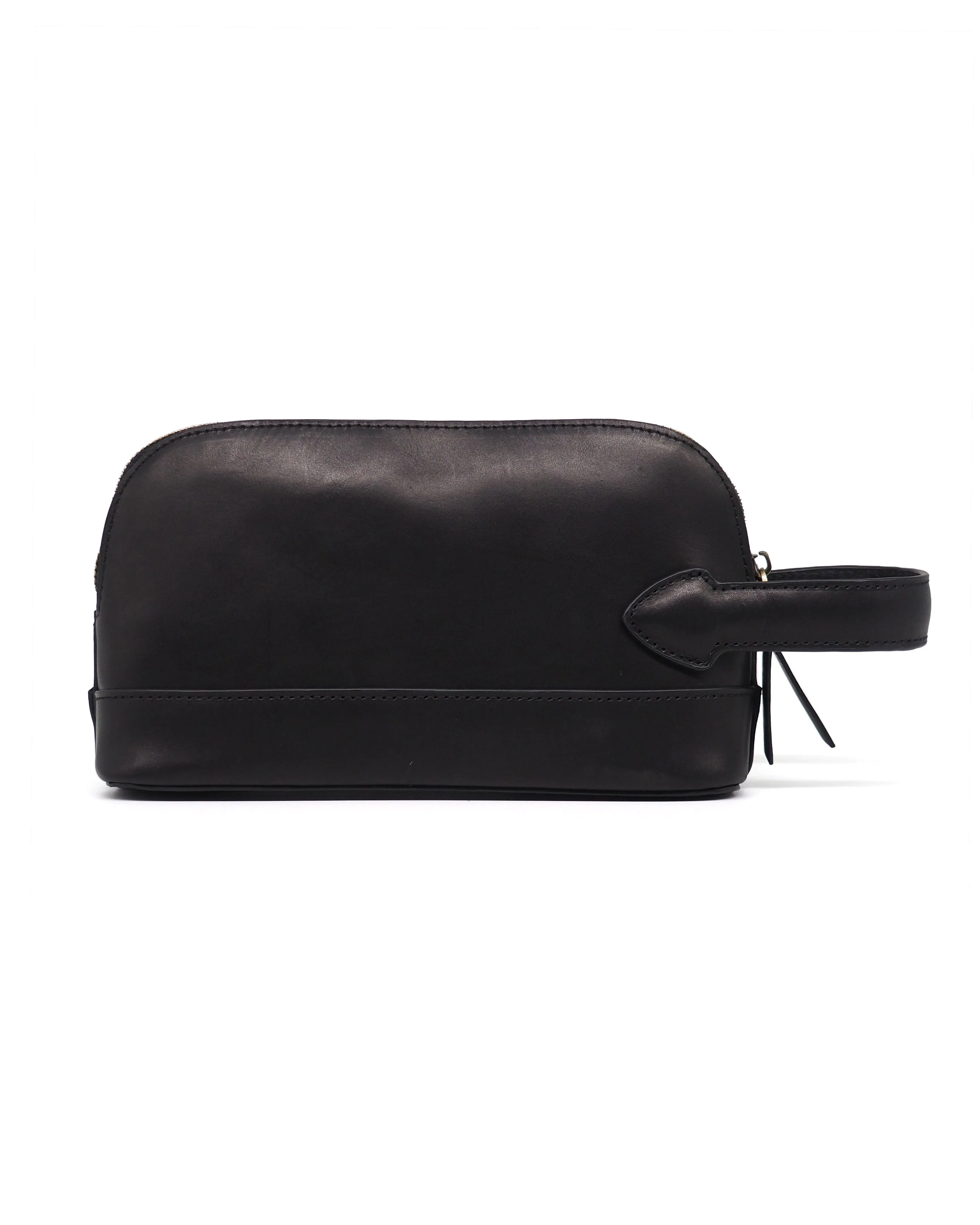 Leather Dopp Kit (Nero Lamma Belly)