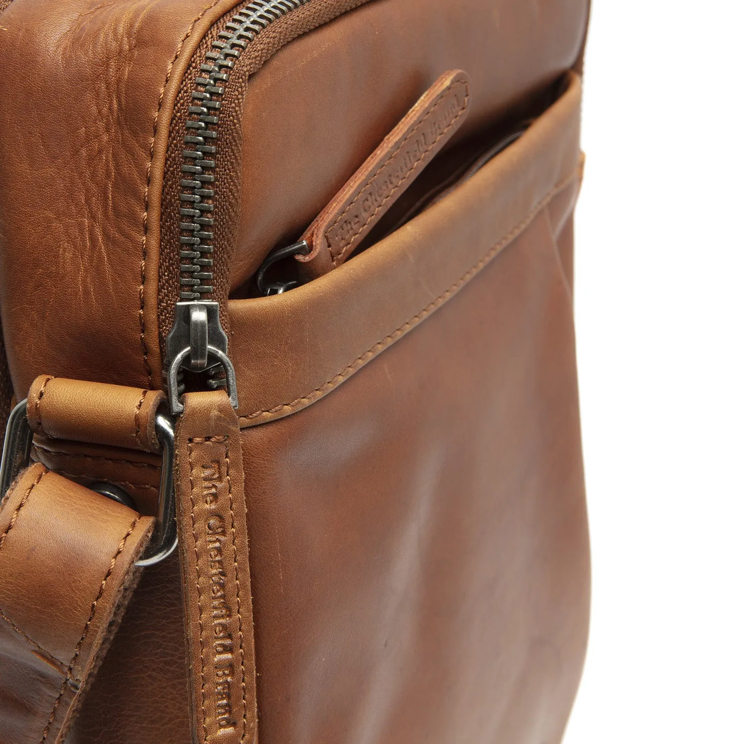 Leather Shoulder Bag Cognac Alva