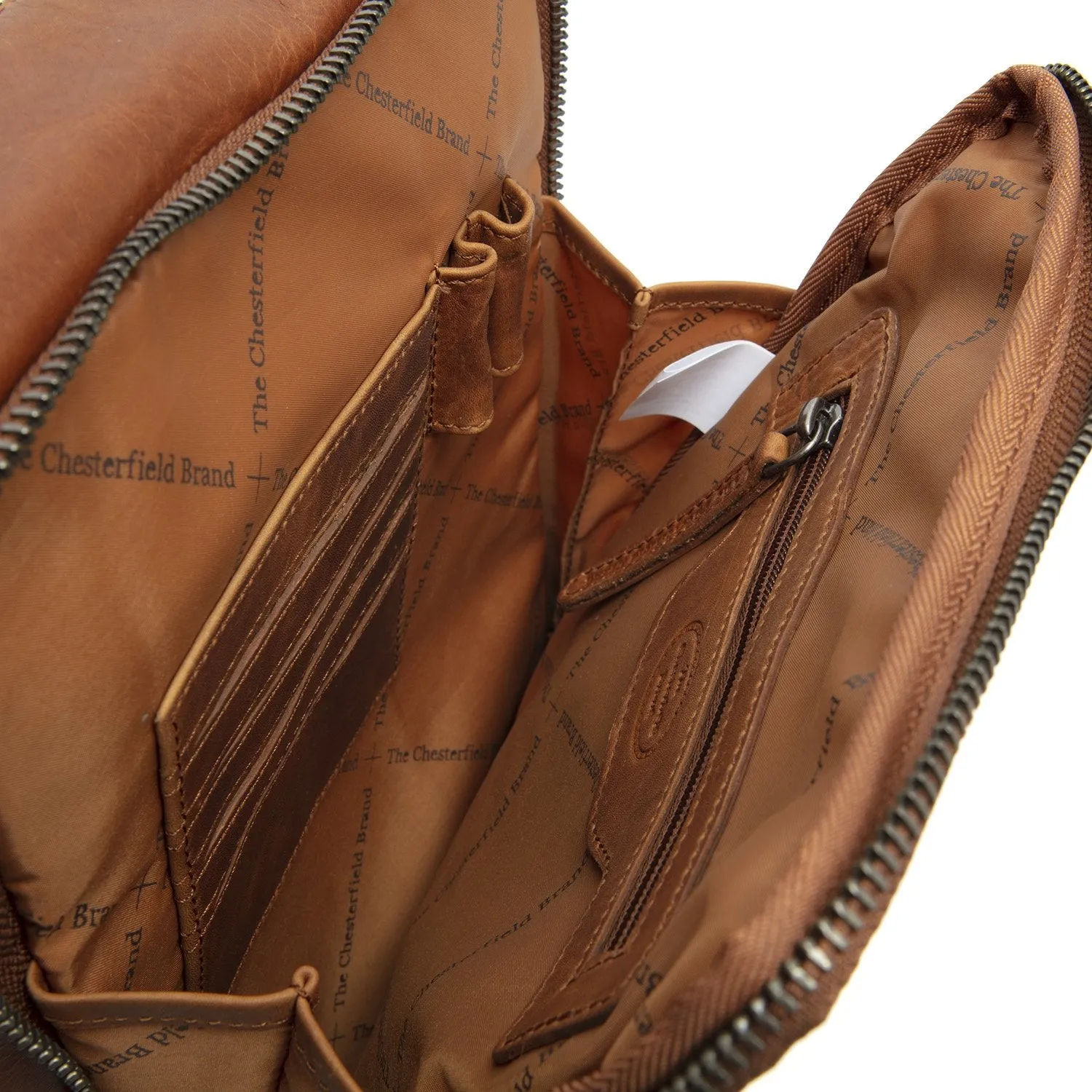 Leather Shoulder Bag Cognac Alva