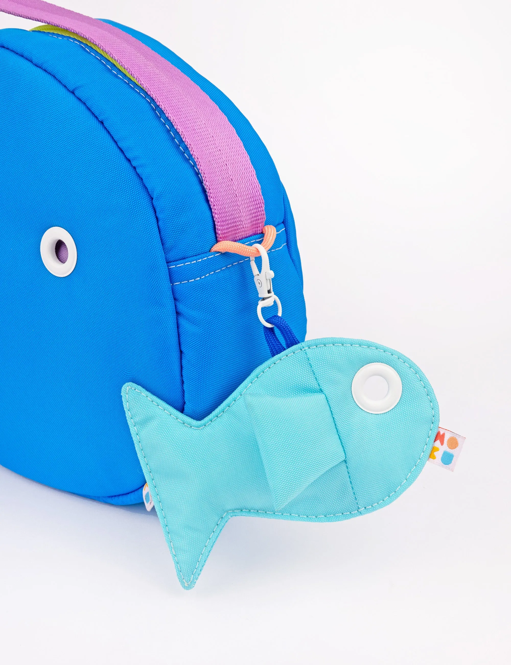 Light Blue Fish Keychain