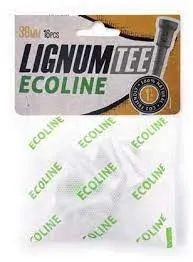 Lignum 38mm Tees 16pk - Ecoline White