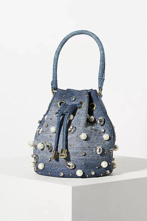 Lucy Embellished Bucket Bag