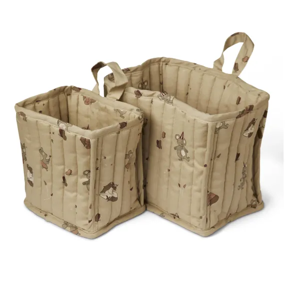 Lumi Quilted Basket Set