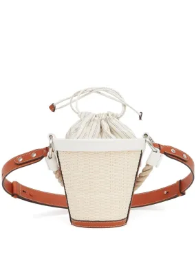 MAISON MARGIELA Fire Bucket woven-raffia shoulder bag